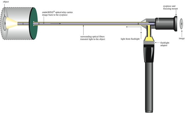  Schematic of a Hawkeye Borescope. 